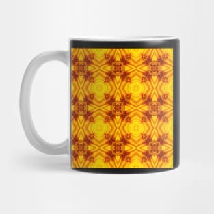 Golden Yellow Sunflower Pattern 2 Mug